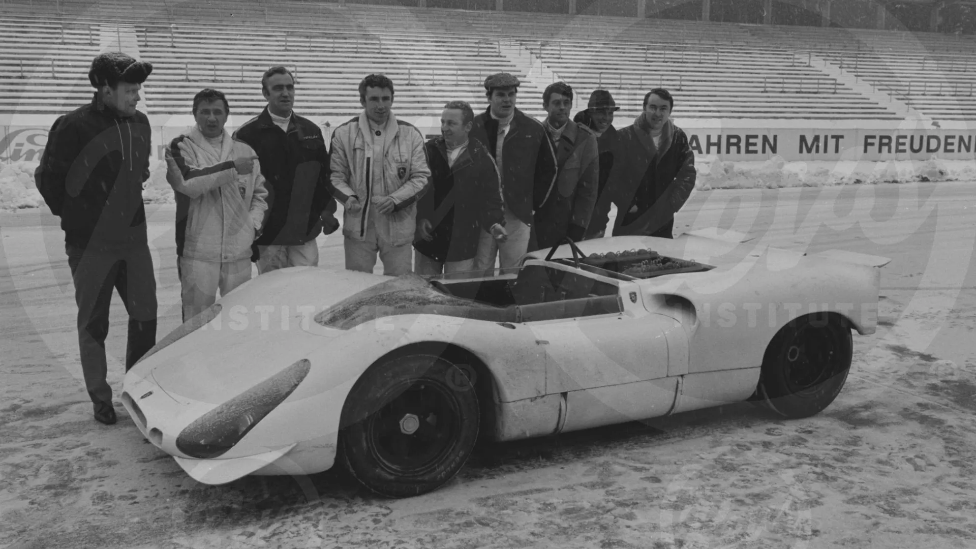 Présentation presse à Hockenheim, 1969